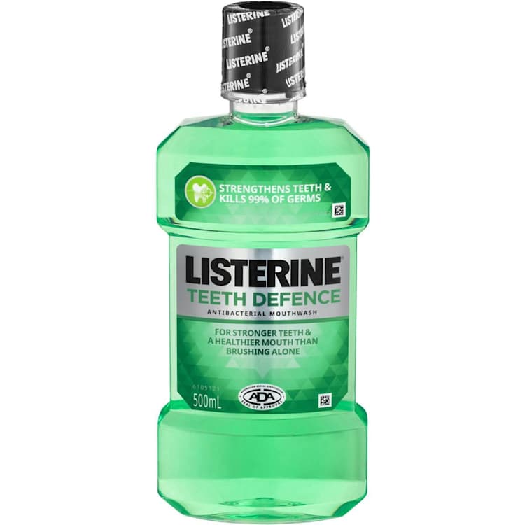Listerine Teeth Defence Mouthwash Antiseptic With Fluoride