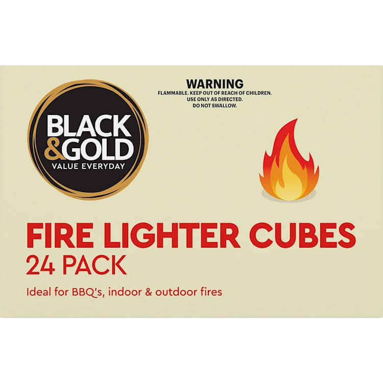 Black & Gold Fire Lighters