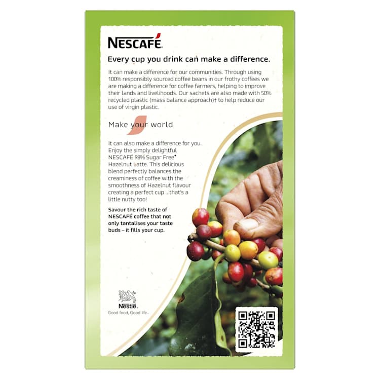 Nescafe Coffee 98% Sugar Free Hazelnut