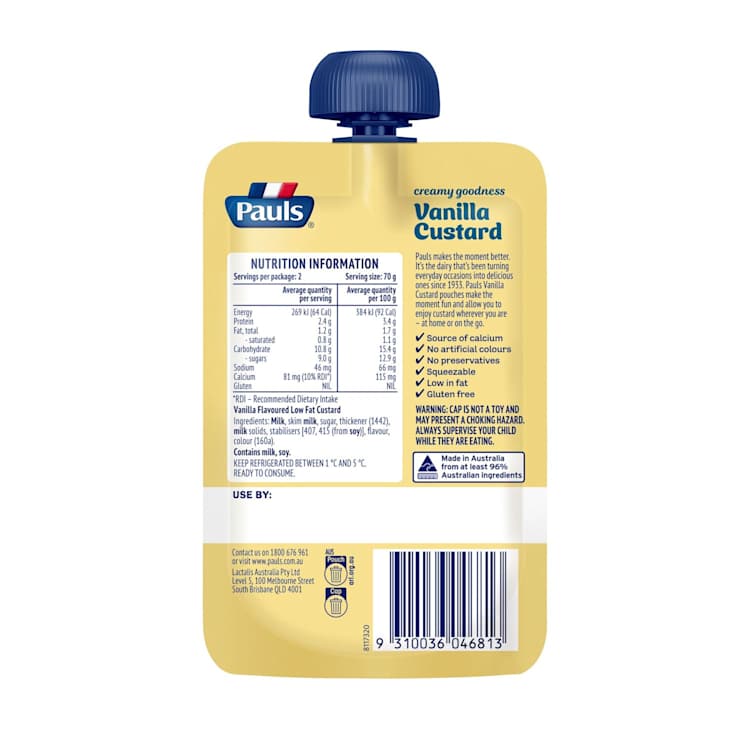Pauls Custard Vanilla