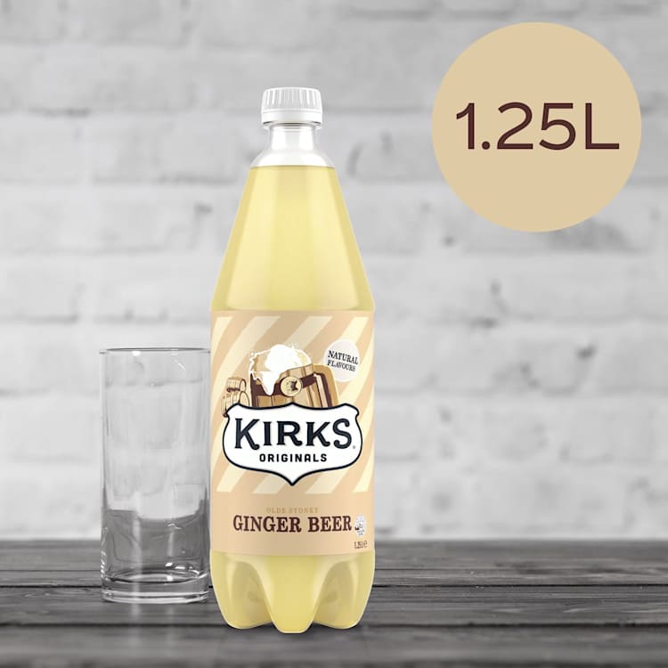 Kirks Olde Stoney Ginger Beer Soft Drink Bottle