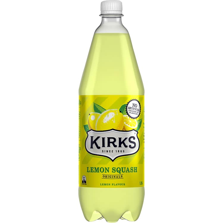 Kirks Lemon Squash Bottle