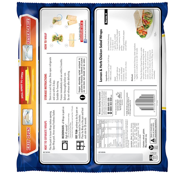 Mission Wraps Original