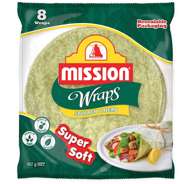 Mission Wraps Spinach Herb