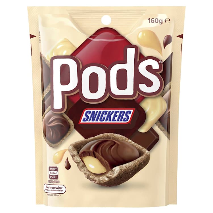 Pods Snickers Chocolate Share Pack