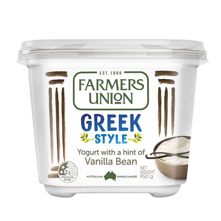 Farmers Union Greek Style Yogurt Vanilla