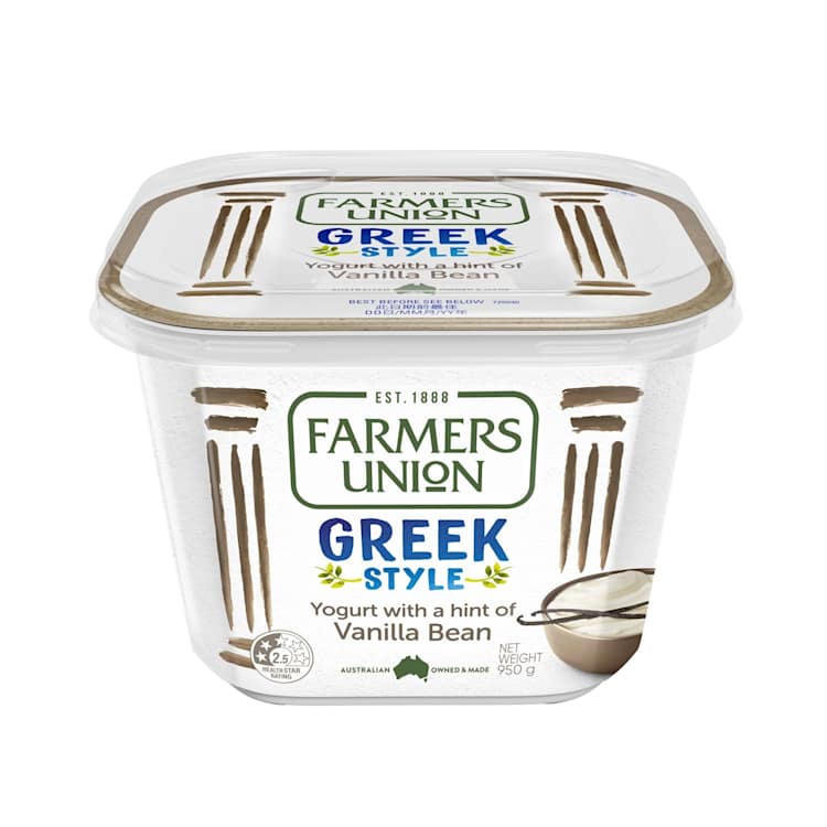 Farmers Union Greek Style Yogurt Vanilla