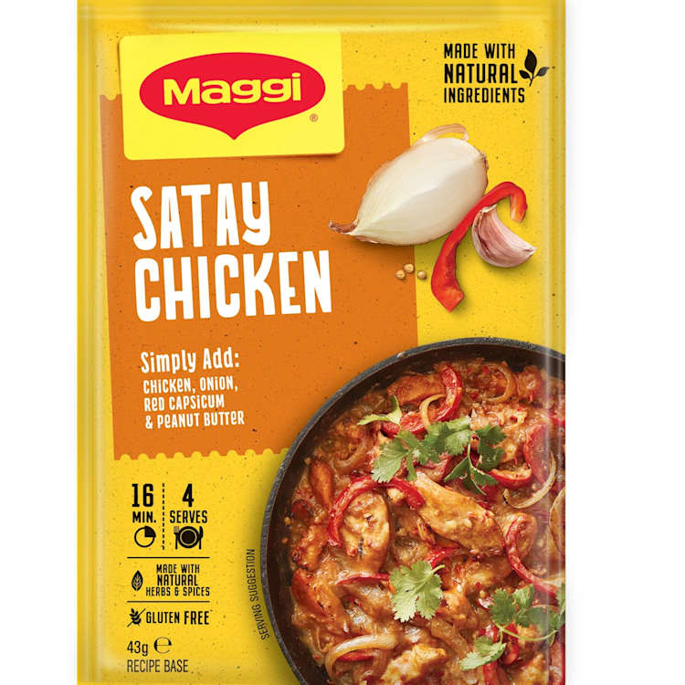 Maggi Satay Chicken Recipe Base