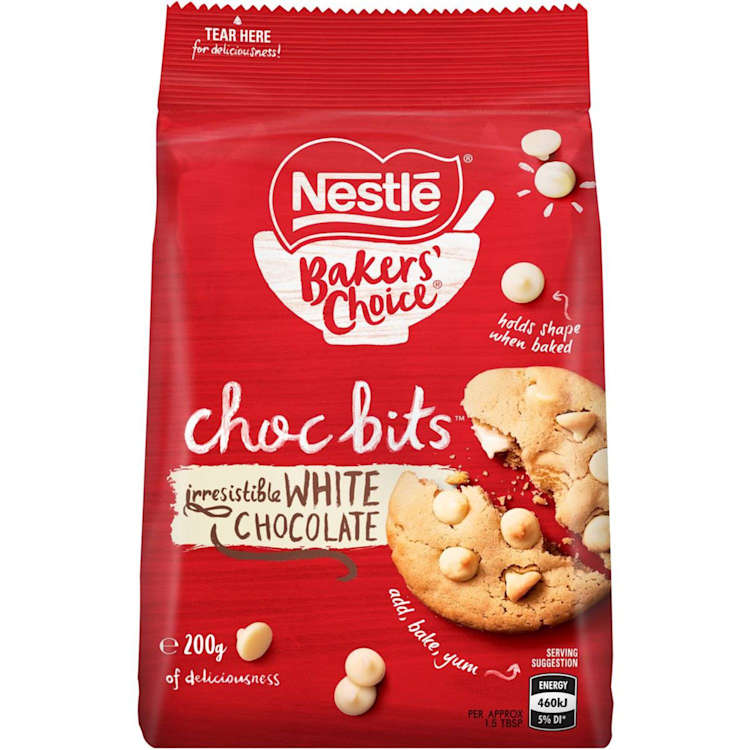 Nestlé Bakers' Choice White Chocolate Bits