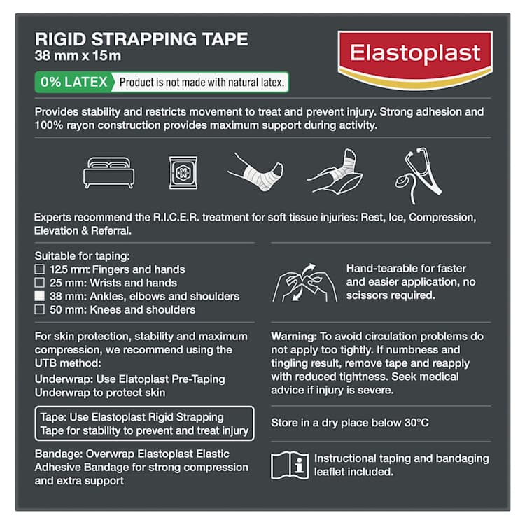 Elastoplast Rigid Sports Tape 15m