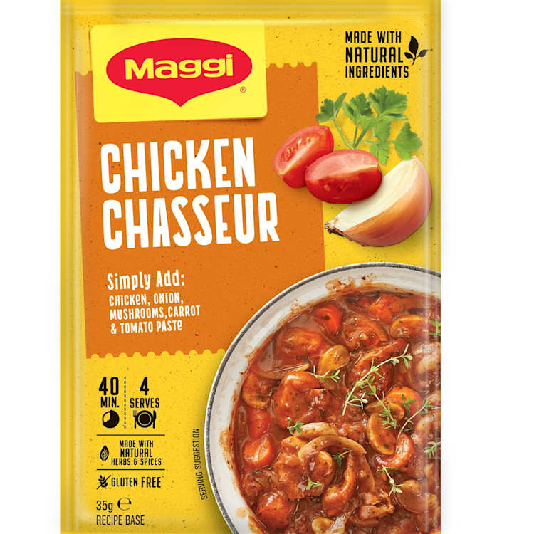 Maggi Chicken Chasseur Recipe Base