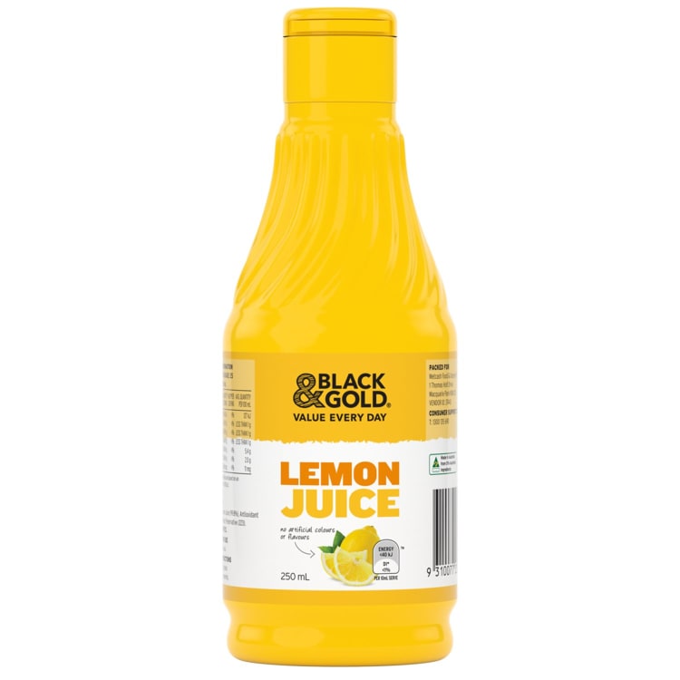 Black & Gold Lemon Juice