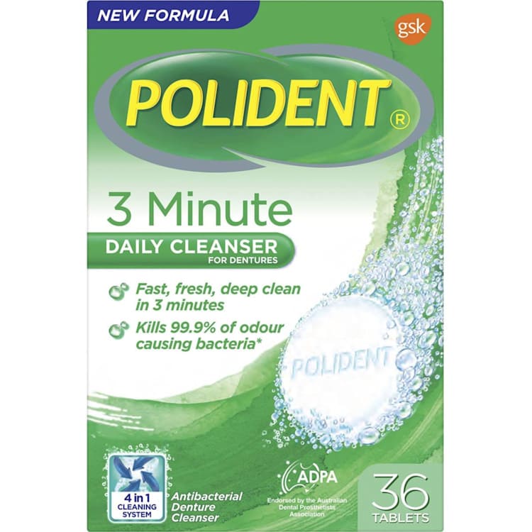 Polident Denture Cleanser Fresh Active