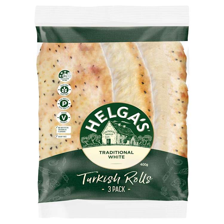 Helga's Traditional White Turkish Rolls