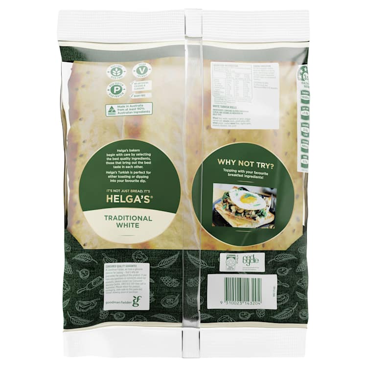 Helga's Traditional White Turkish Rolls