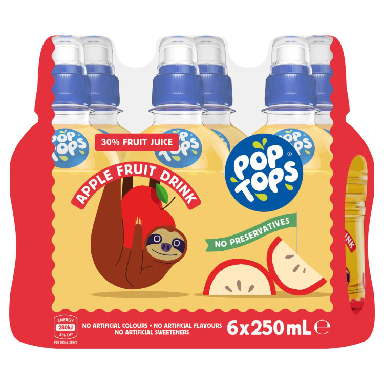 Pop Tops Apple Fruit Drink