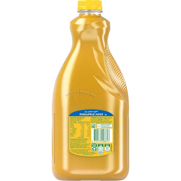 Golden Circle Unsweetened  Pineapple Juice