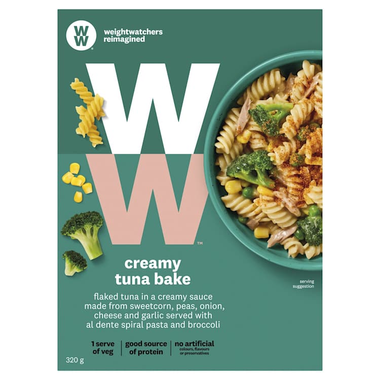 Weight Watchers Reimagined Creamy Tuna Bake
