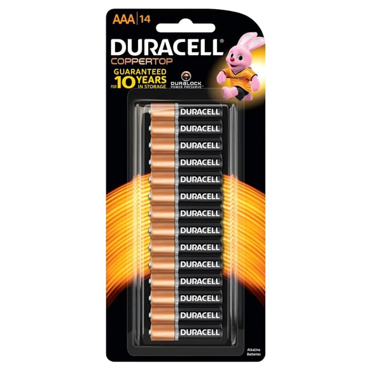 Duracell Coppertop Batteries AAA