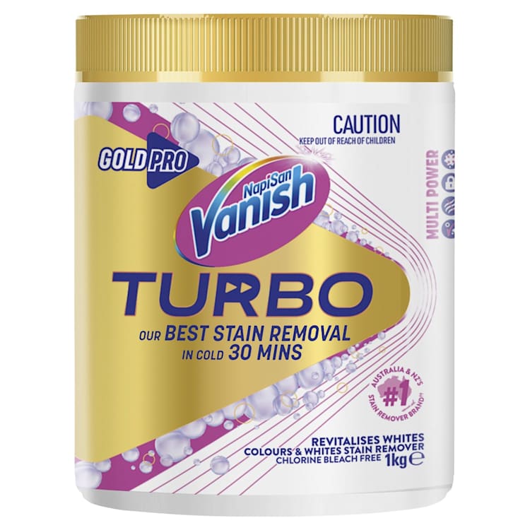 Vanish NapiSan Gold Pro Oxi Action Crystal White Stain Remover Powder