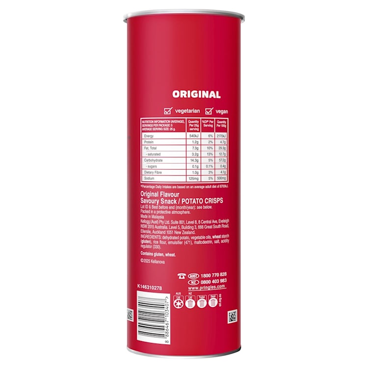 Pringles Original Salted Potato Chips