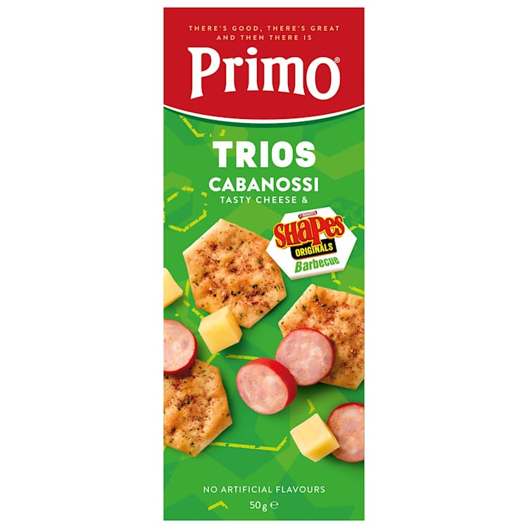 Primo BBQ Lovers Cabanossi Cheese & BBQ Shapes