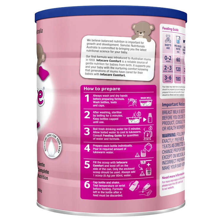 Infacare Comfort Stage Infant Formula 0-6 Months