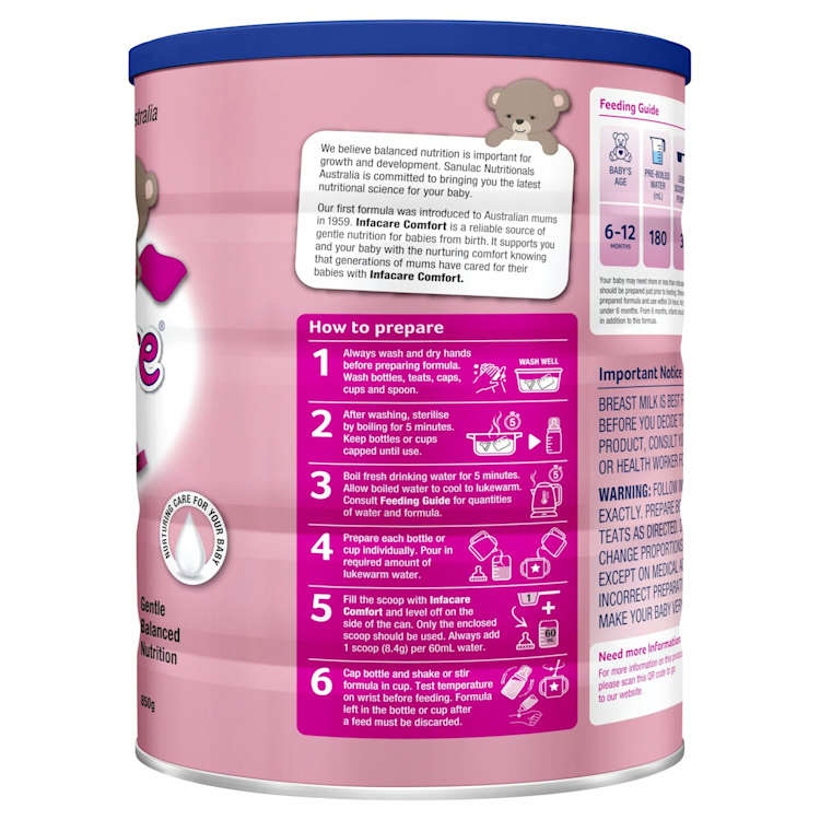 Infacare Comfort Stage Follow-On Formula 6-12 Months