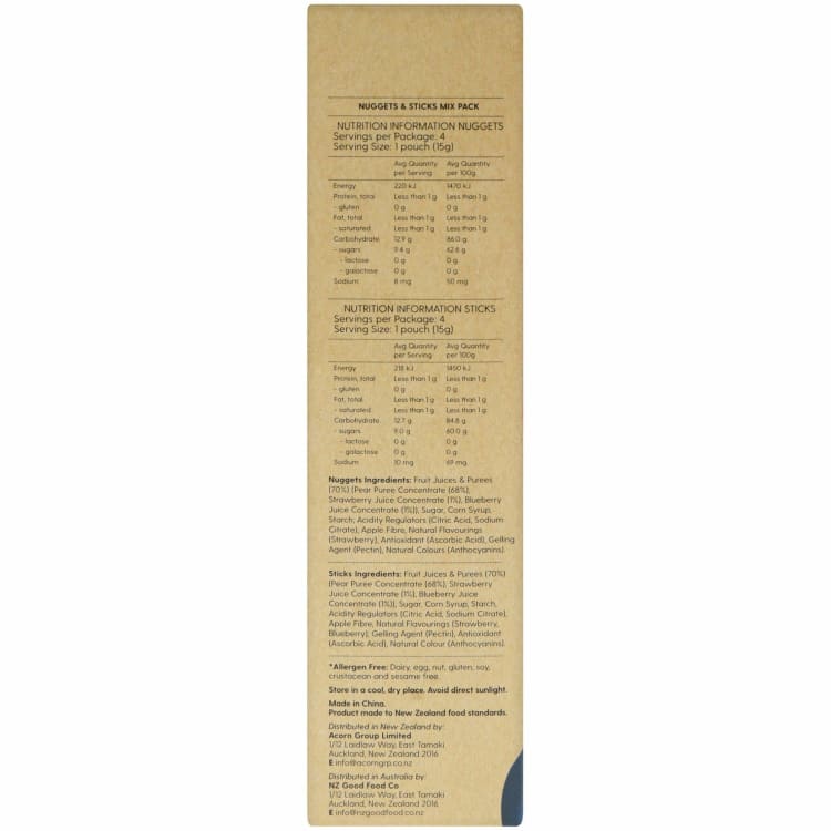 Goodnessme Fruit Nuggets & Sticks Mix