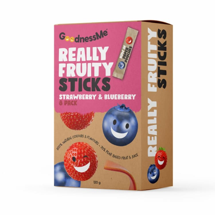 Goodnessme Fruit Sticks Strawberry & Blueberry