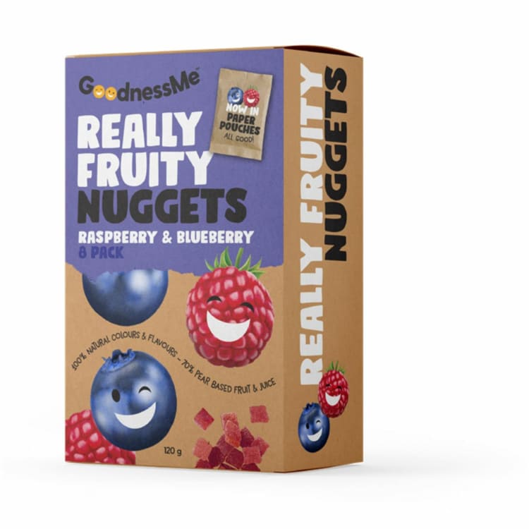 Goodnessme Fruit Nuggets Raspberry & Blueberry