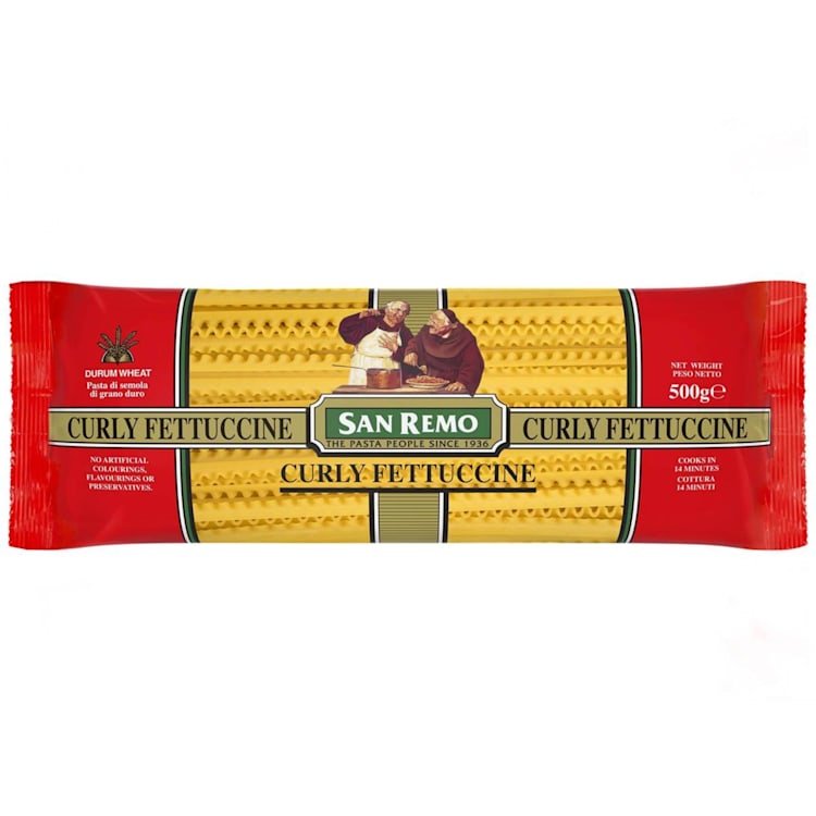 San Remo Fettuccine Curly Pasta No 80