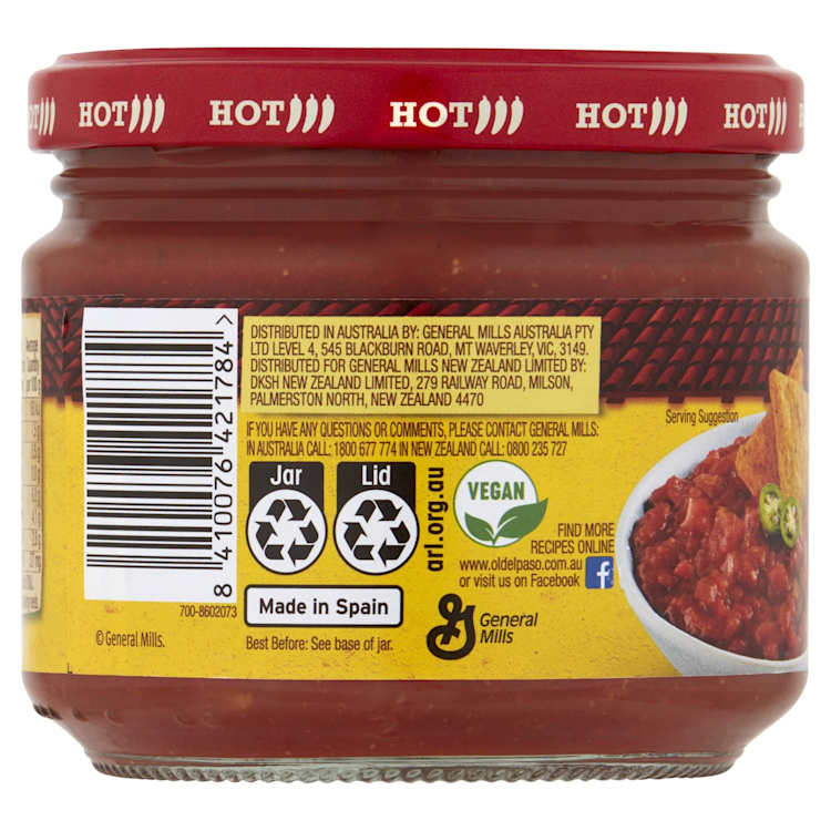Old El Paso Chunky Salsa Dip Hot