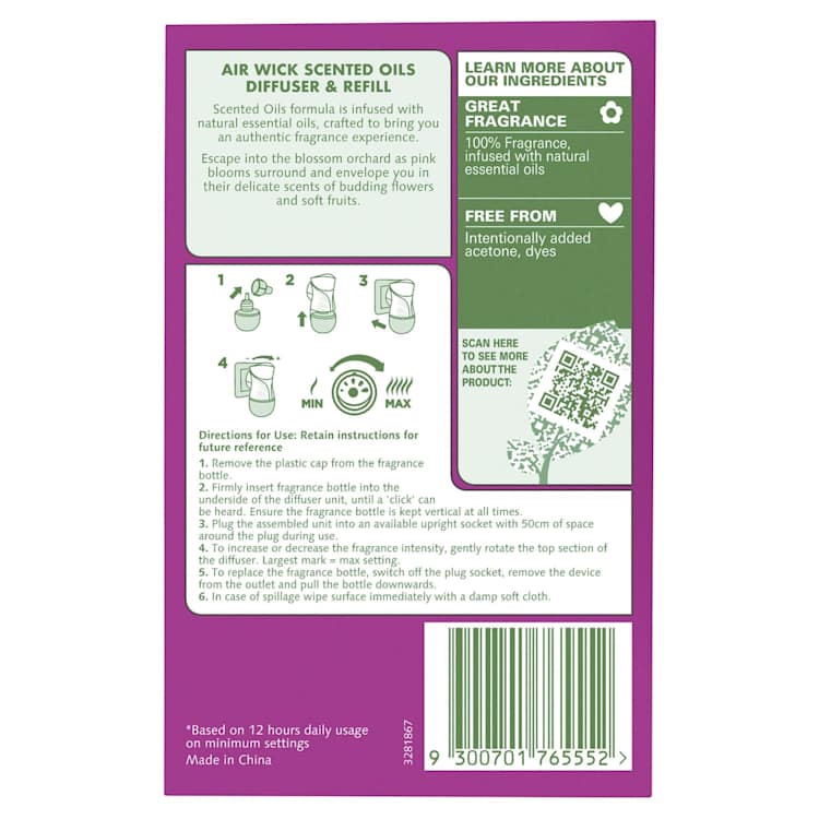 Air Wick Pure Cherry Blossom Electric Primary