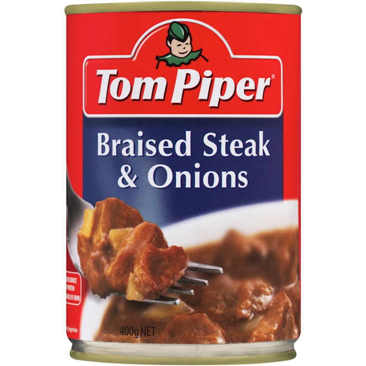 Tom Piper Beef Braised Steak & Onions
