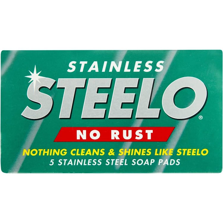 Steelo Scourer Steel Wool Soap Pads Stainless