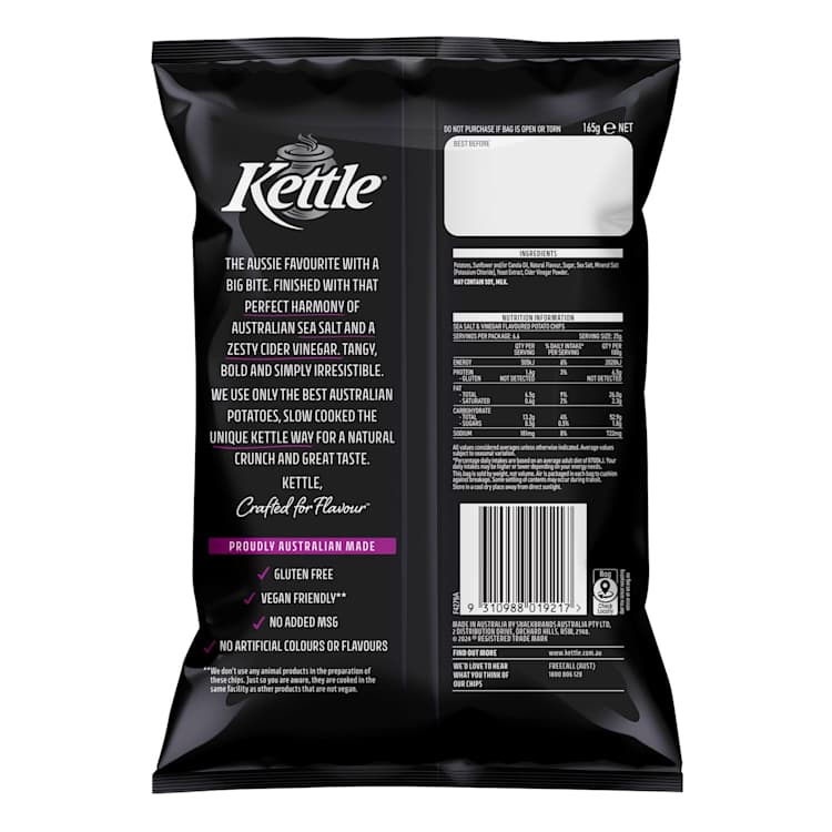Kettle Sea Salt & Vinegar Chips