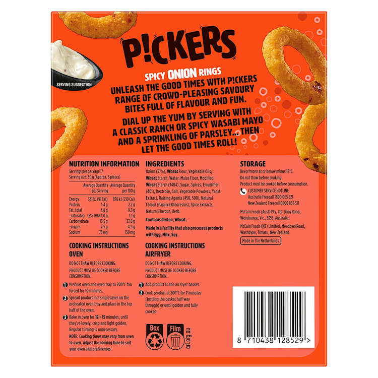 Pickers Spicy Onion Rings | IGA Shop Online