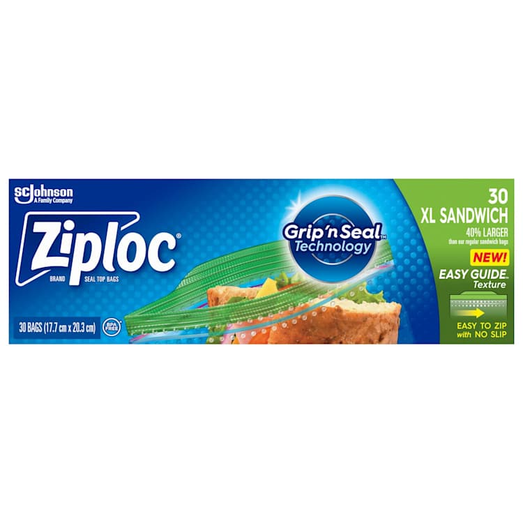 Ziploc Sandwich Bag Extra Large