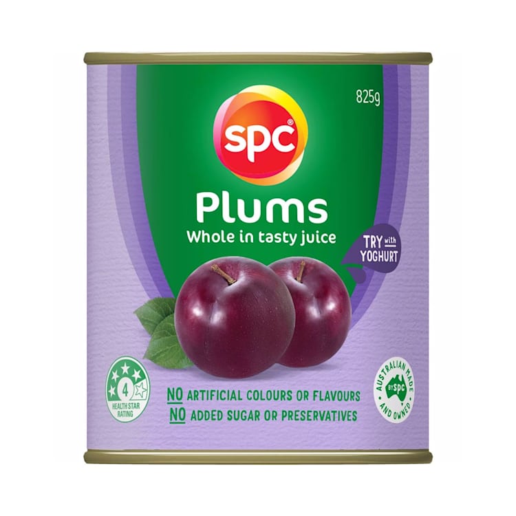 SPC Canned Plums Whole In Juice