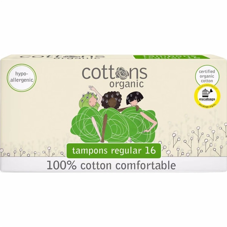 Cottons Organic Tampons Regular