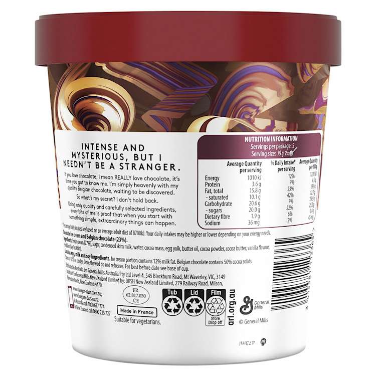 Haagen-Dazs Belgian Chocolate Ice Cream