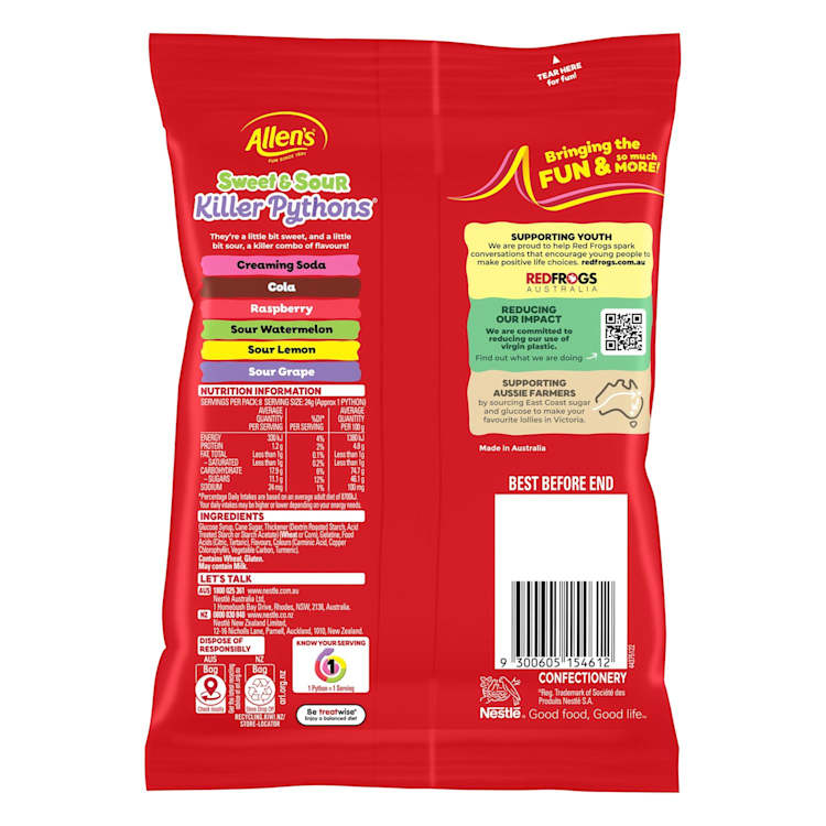 Allen's Killer Pythons Sweet & Sour