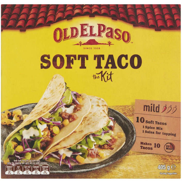 Old El Paso Mild Soft Taco Kit