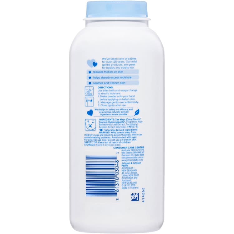 Johnson s Baby Powder Pure Cornstarch With Aloe Vitamin E IGA