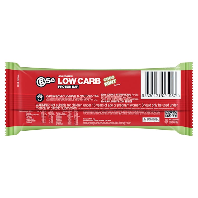 BSc Body Science High Protein Bar Choc Mint