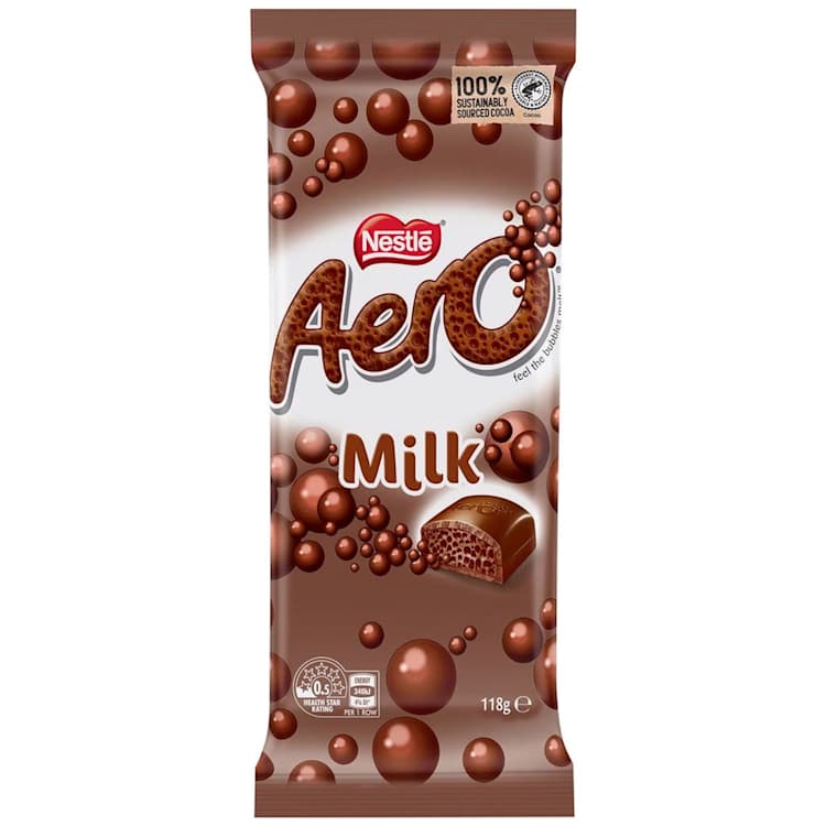 Nestlé Aero Milk Chocolate Block