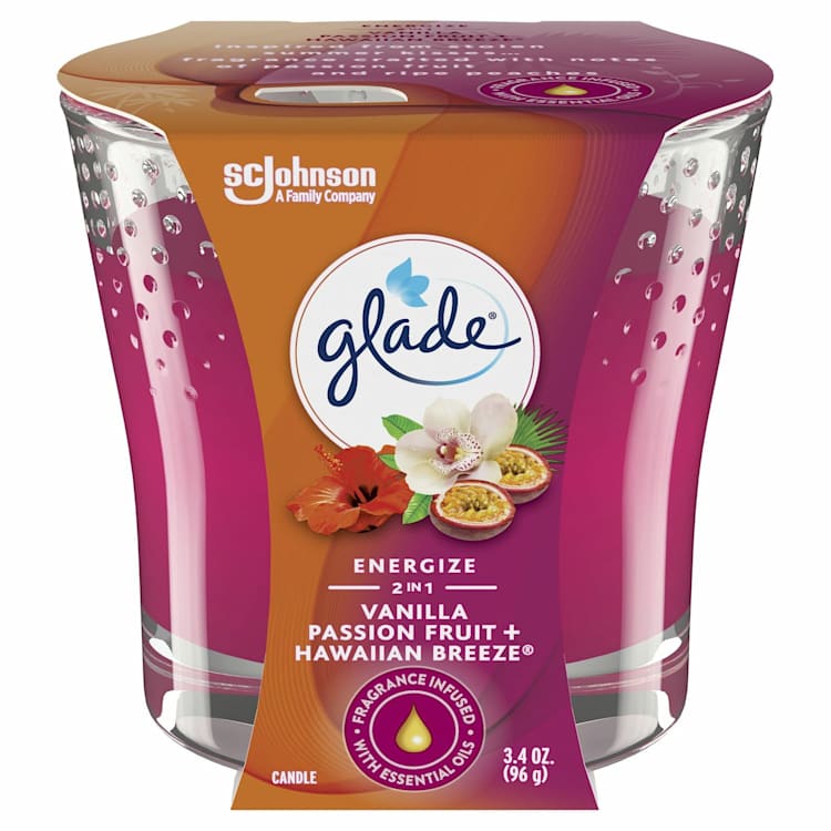 Glade 2 In 1 Candle Passionfruit Hawaiian Breeze
