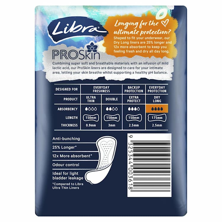 Libra Liners Dry & Long