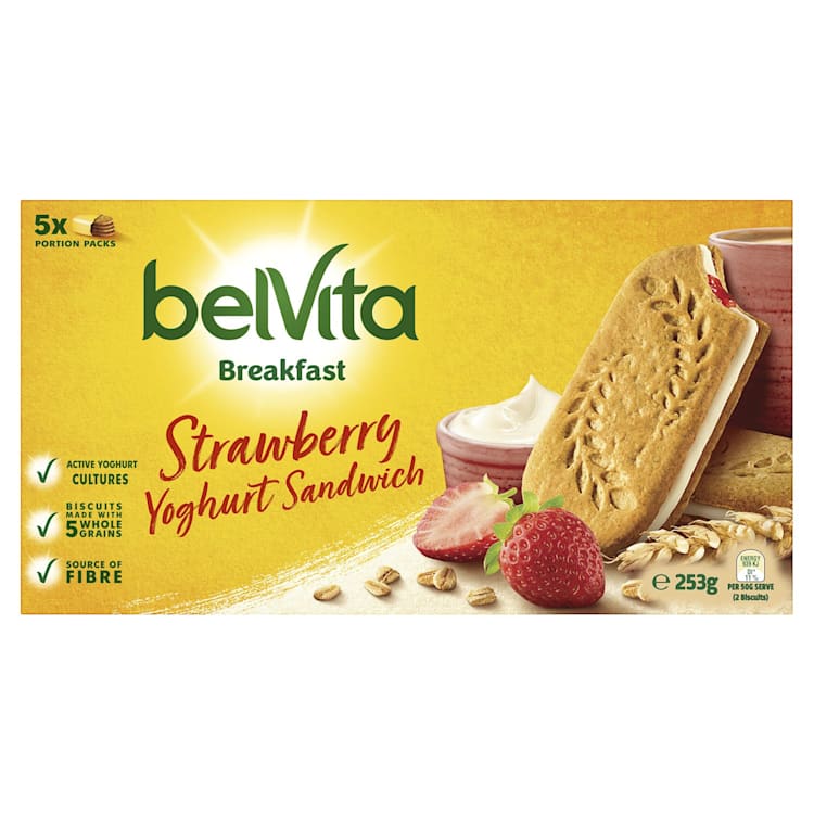 BelVita Breakfast Biscuits Strawberry Yoghurt 